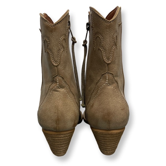 Ccocci Western Style Ankle Boot Women’s 8.5 Tan - Picture 4 of 13